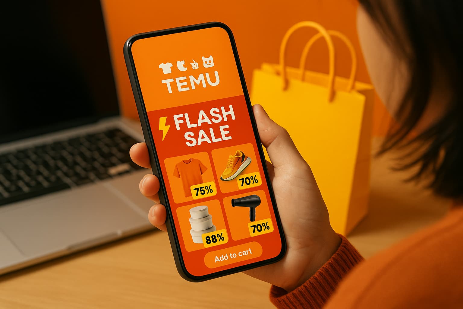 Ventes flash Temu et offres exclusives à ne pas manquer